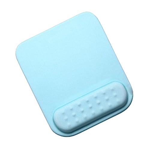 Gadpiparty Silikon Mauspad Mit Handgelenkauflage Rutschfestes Mauspad Für PC Und Gaming Ergonomische Handballenauflage Blau Für Komfortables Arbeiten von Gadpiparty