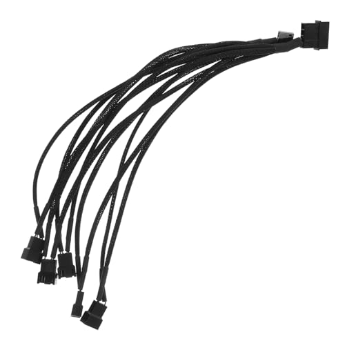 Gadpiparty Splitter Kabel für Computerlüfter Lüfter Hub Verlängerungskabel für Verschiedene Lüftermarken Einfache Installation Langlebige Materialien für PC Setup von Gadpiparty
