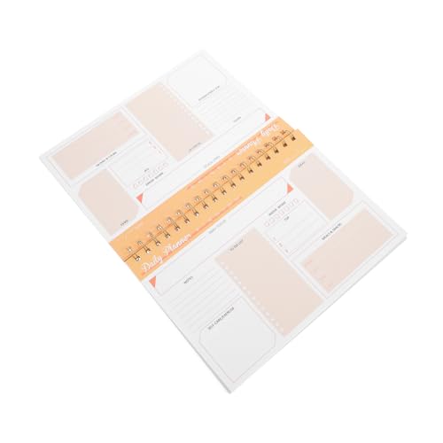 Gadpiparty Tagesplaner Spiralnotizbuch Effizientes Planpad für Zuhause Langlebig und Praktisch für Aufgaben und Notizen Leicht und Täglichen Gebrauch von Gadpiparty