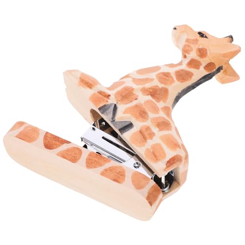 Gadpiparty Tierischer Heftgerät Wiederverwendbarer Holz Heftgerät mit Niedlichem Tierdesign Perfektes Büro Accessoire und Dekoration für Schreibtische und Gadpiparty Tierischer Heftgerät Wiederverwendbarer Holz Heftgerät mit Niedlichem Tierdesign Perfektes Büro Accessoire und Dekoration für Schreibtische und von Gadpiparty