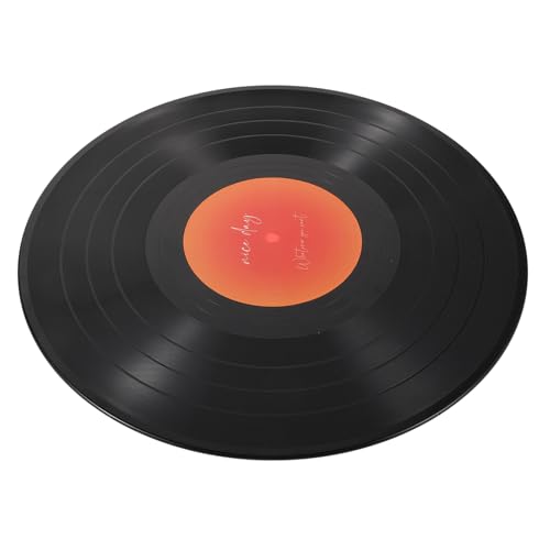 Gadpiparty Vinyl Schallplatten Ornamente Vintage Schallplatten Shop Desktop Vintage Desktop Vinyl Schallplatte Tisch Vinyl Rohling Tisch Unvollendetes von Gadpiparty