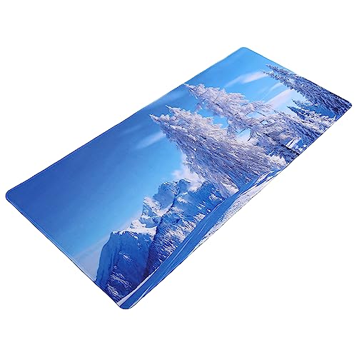 Gadpiparty Wasserdichte Schreibtischmatte Weiß extra Polster groß -Anti-Skid-Pad Matten Schreibunterlage für Tastatur und Schreibtischzubehör Tastaturmatte Bürodekor Stoff Blau Gadpiparty Wasserdichte Schreibtischmatte Weiß extra Polster groß -Anti-Skid-Pad Matten Schreibunterlage für Tastatur und Schreibtischzubehör Tastaturmatte Bürodekor Stoff Blau von Gadpiparty