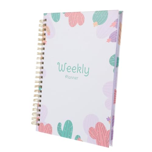Gadpiparty Wochenplaner Spiral- Notizblock erinnerungsbuch Memoboard Büro Notebook Notizbücher Unterrichtsplaner für Lehrer Aufgabenheft Planer Weekly Notebook Planungsbuch Notizbuch Papier von Gadpiparty
