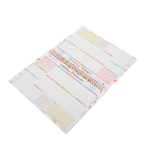 Gadpiparty Wochenplaner Spiral Notizbuch Planer Binder Planer Wochenplaner Journale Zum Planen Wochenplaner Organizer Wochenplaner Notizblock Diese Undatierte Wöchentliche Einfache Planung von Gadpiparty