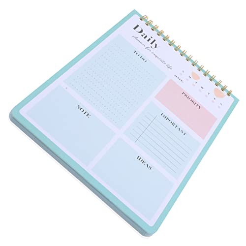 Gadpiparty Zeitmanagement-Notizblock Wöchentlicher Notizblock Notizbuch Unterlage Liste Kalenderplaner schülerkalender büromaterial Studienplaner Planblock für das Management Papier Green von Gadpiparty