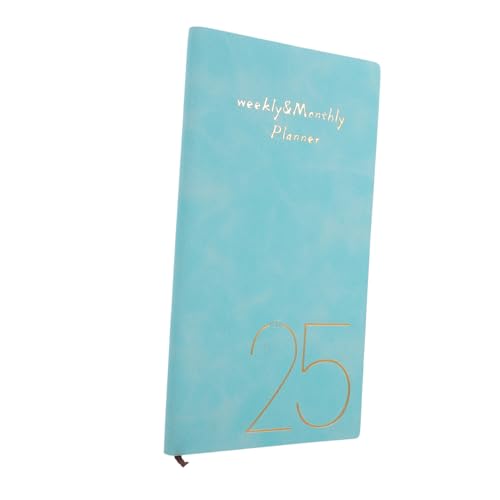 Gadpiparty Zeitmanagement-kalender Wöchentlicher Akademischer Planer Kalenderplaner-notizbuch Kalenderplaner-notizblock Monatsplaner Planer 2025 Planer Für Wochenplaner Papier Blue von Gadpiparty
