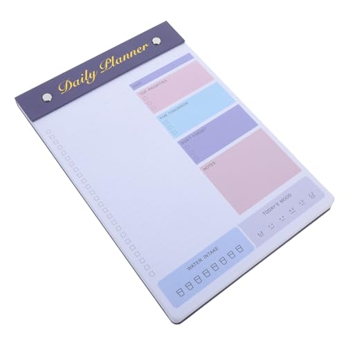 Gadpiparty Zeitplaner Notizbuch Regiert Notizblock Abreißen Notizbilder Die Zerreißbarer Notizblock Notizbücher Täglich Dein Notizblöcke Abreißen Memo -pads Violett Papier von Gadpiparty