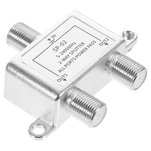Gadpiparty Zwei Splitter Mit Überspannungsschutzstation Stecker Steckdose Satellitenkabel Splitter Für Hochkabel Koaxialkabelanschluss Koaxialkabel Splitter Für Antenne Aluminiumlegierung Gadpiparty Zwei Splitter Mit Überspannungsschutzstation Stecker Steckdose Satellitenkabel Splitter Für Hochkabel Koaxialkabelanschluss Koaxialkabel Splitter Für Antenne Aluminiumlegierung von Gadpiparty