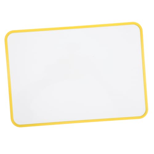 Gadpiparty kleine Tafel schreibtafel whiteboard blanceboard Magnettafel Weiße, trocken abwischbare Tafel Whiteboard trocken abwischbar für tragbares Whiteboard Abs Yellow von Gadpiparty