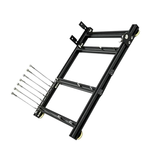 Gadpiparty offenes Fahrgestell swor Offener Computerkasten DIY-Computergehäuse ATX-Motherboard-kompatibel Desktop montiert Grafikkarten Fall Rahmen für Computergrafikkarten Aluminium Black von Gadpiparty