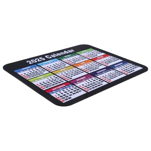 Gadpiparty -pad 2025 Kalender -pad Mausmatte wasserdichte Nicht-schlupf-Gummi-Basis-Computer-Mousepad Für Desk Home Office Laptop Schwarz Gadpiparty -pad 2025 Kalender -pad Mausmatte wasserdichte Nicht-schlupf-Gummi-Basis-Computer-Mousepad Für Desk Home Office Laptop Schwarz von Gadpiparty