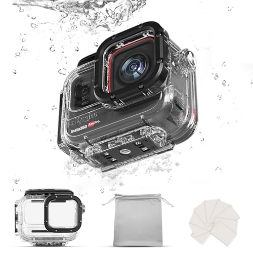 ZEEKOL Ace Pro 2 Wasserdichtes Gehäuse, 60M Unterwasser Tauchhülle für Insta360 Ace Pro/Ace Pro 2, Nebelfest Schutzhülle mit 2 Quick-Release und 1/4" Mount Anti-Fog-Einsätzen Zubehör ZEEKOL Ace Pro 2 Wasserdichtes Gehäuse, 60M Unterwasser Tauchhülle für Insta360 Ace Pro/Ace Pro 2, Nebelfest Schutzhülle mit 2 Quick-Release und 1/4" Mount Anti-Fog-Einsätzen Zubehör von GAEKOL