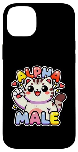 Alpha Feline Male Funny Kitten Cat Graphic Art Animal Lover Hülle für iPhone 14 Plus von Gagster