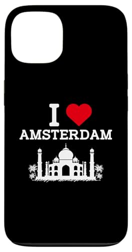 I Love Amsterdam Funny Indian Prank Joke Gag Landmark Humor Hülle für iPhone 13 von Gagster