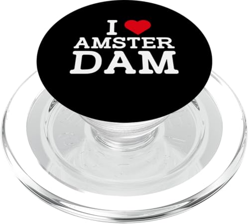 I Love Amsterdam Funny Prank Joke Gag Prankster Cool Novelty PopSockets PopGrip für MagSafe I Love Amsterdam Funny Prank Joke Gag Prankster Cool Novelty PopSockets PopGrip für MagSafe von Gagster