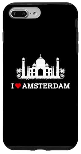 I Love Amsterdam Indian Landmark Funny Prank Joke Gag Humor Hülle für iPhone 7 Plus/8 Plus von Gagster