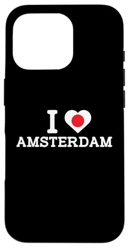 I Love Amsterdam Japan Flag Funny Prank Joke Cool Novelty Hülle für iPhone 16 Pro von Gagster