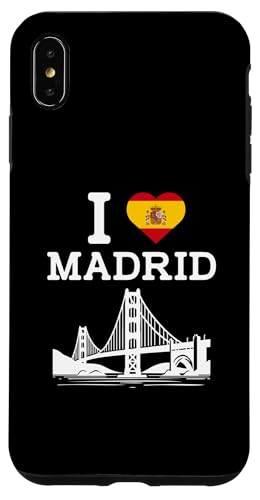 I Love Madrid Bridge Gag Joke Funny Prank Landmark Novelty Hülle für iPhone XS Max von Gagster