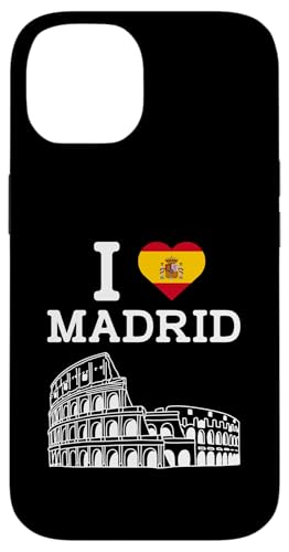 I Love Madrid Colosseum Prank Gag Joke Funny Humor Novelty Hülle für iPhone 14 von Gagster