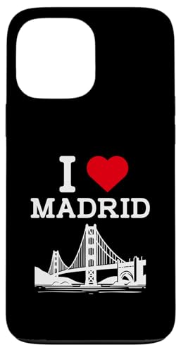 I Love Madrid Cool Landmark Funny Bridge Gag Joke Prankster Hülle für iPhone 13 Pro Max von Gagster