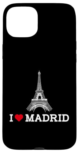 I Love Madrid Eiffel Tower Prank Gag Joke Funny Prankster Hülle für iPhone 15 Plus von Gagster