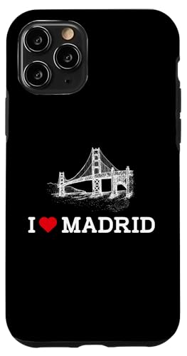 I Love Madrid Funny Bridge Gag Joke Prank Landmark Novelty Hülle für iPhone 11 Pro von Gagster
