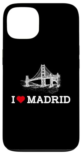 I Love Madrid Funny Bridge Gag Joke Prank Landmark Novelty Hülle für iPhone 13 von Gagster