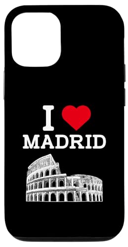 I Love Madrid Funny Colosseum Prank Gag Landmark Joke Humor Hülle für iPhone 12/12 Pro von Gagster
