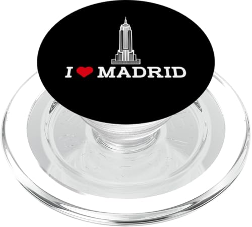 I Love Madrid Funny Empire State Gag Joke Prank Cool Humor PopSockets PopGrip für MagSafe von Gagster