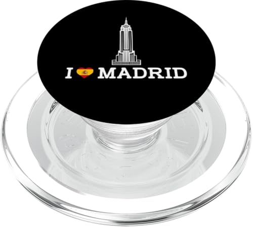 I Love Madrid Funny Empire State Prank Landmark Joke Novelty PopSockets PopGrip für MagSafe I Love Madrid Funny Empire State Prank Landmark Joke Novelty PopSockets PopGrip für MagSafe von Gagster