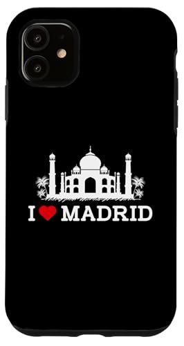 I Love Madrid Funny Indian Prank Joke Gag Landmark Novelty Hülle für iPhone 11 von Gagster