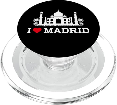 I Love Madrid Funny Indian Prank Joke Gag Landmark Novelty PopSockets PopGrip für MagSafe I Love Madrid Funny Indian Prank Joke Gag Landmark Novelty PopSockets PopGrip für MagSafe von Gagster