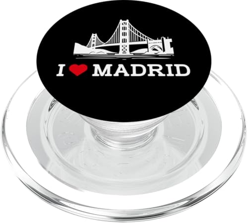 I Love Madrid Funny Landmark Bridge Gag Joke Prank Humor PopSockets PopGrip für MagSafe I Love Madrid Funny Landmark Bridge Gag Joke Prank Humor PopSockets PopGrip für MagSafe von Gagster