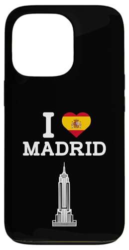 I Love Madrid Funny Prank Empire State Joke Landmark Humor Hülle für iPhone 13 Pro von Gagster