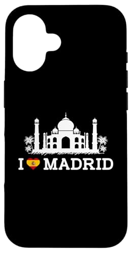 I Love Madrid Funny Prank Joke Indian Landmark Gag Novelty Hülle für iPhone 16 von Gagster