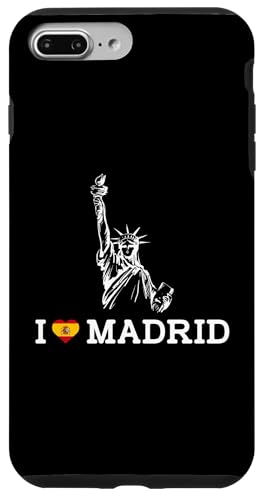 I Love Madrid Funny Statue Of Liberty Prank Landmark Gag Hülle für iPhone 7 Plus/8 Plus von Gagster
