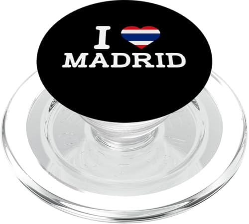 I Love Madrid Funny Thailand Flag Prank Joke Gag Novelty PopSockets PopGrip für MagSafe I Love Madrid Funny Thailand Flag Prank Joke Gag Novelty PopSockets PopGrip für MagSafe von Gagster