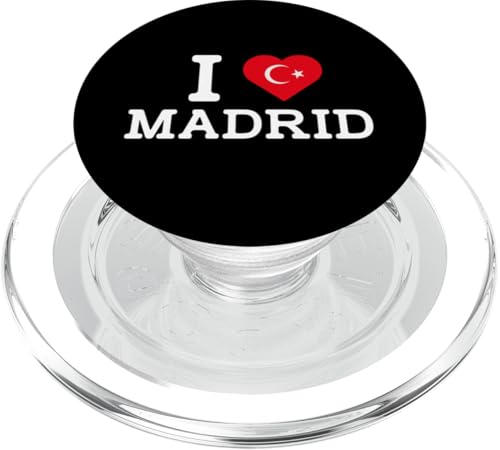 I Love Madrid Funny Turkish Flag Prank Joke Gag Cool Novelty PopSockets PopGrip für MagSafe I Love Madrid Funny Turkish Flag Prank Joke Gag Cool Novelty PopSockets PopGrip für MagSafe von Gagster