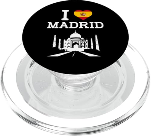 I Love Madrid Indian Landmark Funny Gag Prank Joke Novelty PopSockets PopGrip für MagSafe I Love Madrid Indian Landmark Funny Gag Prank Joke Novelty PopSockets PopGrip für MagSafe von Gagster