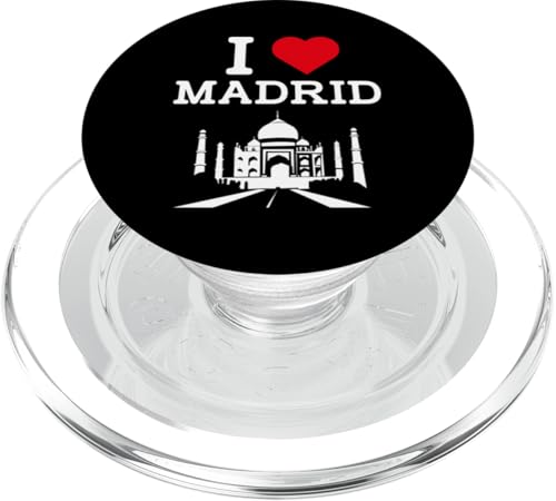 I Love Madrid Indian Landmark Funny Prank Joke Gag Prankster PopSockets PopGrip für MagSafe I Love Madrid Indian Landmark Funny Prank Joke Gag Prankster PopSockets PopGrip für MagSafe von Gagster