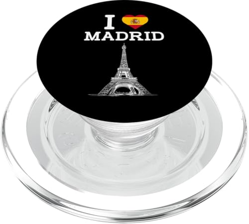 I Love Madrid Prank Gag Eiffel Tower Funny Joke Prankster PopSockets PopGrip für MagSafe I Love Madrid Prank Gag Eiffel Tower Funny Joke Prankster PopSockets PopGrip für MagSafe von Gagster