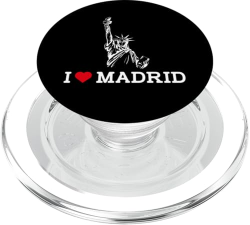 I Love Madrid Prank Gag Statue Of Liberty Funny Prankster PopSockets PopGrip für MagSafe I Love Madrid Prank Gag Statue Of Liberty Funny Prankster PopSockets PopGrip für MagSafe von Gagster