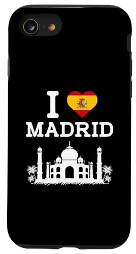 I Love Madrid Prank Joke Indian Landmark Funny Gag Novelty Hülle für iPhone SE (2020) / 7 / 8 von Gagster