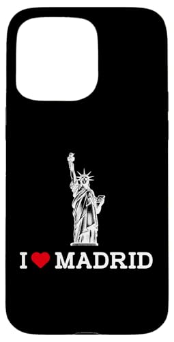 I Love Madrid Statue Of Liberty Funny Prank Gag Joke Humor Hülle für iPhone 15 Pro Max von Gagster