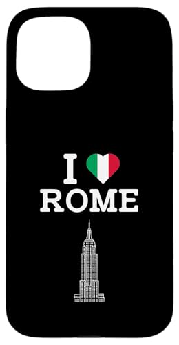 I Love Rome Empire State Prank Gag Joke Funny Humor Novelty Hülle für iPhone 15 von Gagster