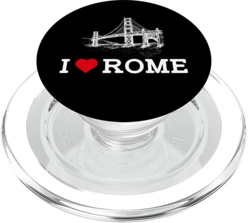 I Love Rome Funny Bridge Gag Joke Cool Landmark Prank Humor PopSockets PopGrip für MagSafe I Love Rome Funny Bridge Gag Joke Cool Landmark Prank Humor PopSockets PopGrip für MagSafe von Gagster