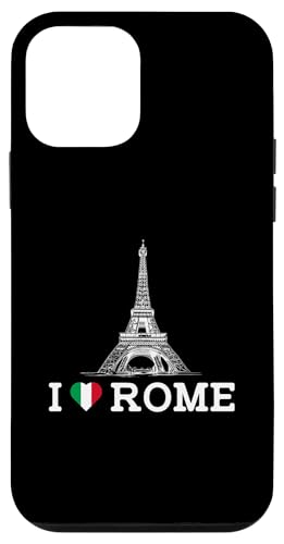 I Love Rome Funny Gag Joke Eiffel Tower Prank Humor Novelty Hülle für iPhone 12 mini von Gagster