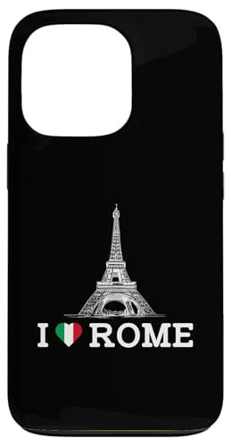 I Love Rome Funny Gag Joke Eiffel Tower Prank Humor Novelty Hülle für iPhone 13 Pro von Gagster