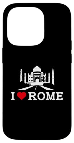 I Love Rome Funny Indian Landmark Joke Prank Gag Novelty Hülle für iPhone 14 Pro von Gagster