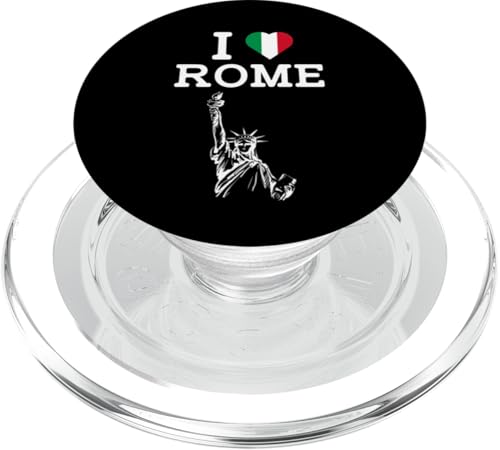 I Love Rome Funny Prank Statue Of Liberty Gag Joke Landmark PopSockets PopGrip für MagSafe I Love Rome Funny Prank Statue Of Liberty Gag Joke Landmark PopSockets PopGrip für MagSafe von Gagster